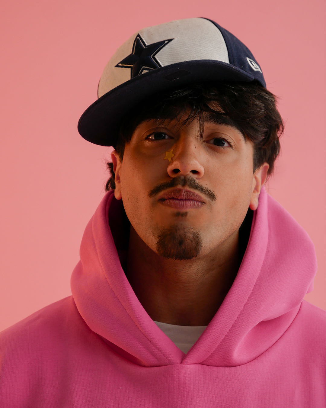 PINK OVAL HOODIE
