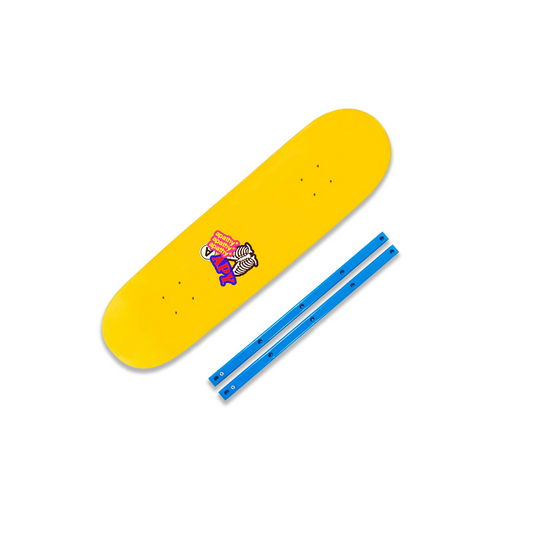 'BANANA MAYHEM' SKATE DECK & RAILS